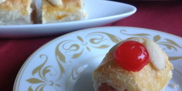 пирожные австрийские марципановые рулетики