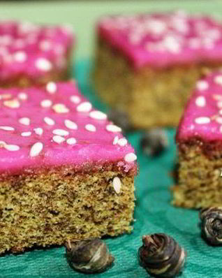 Пирожные из зеленого чая