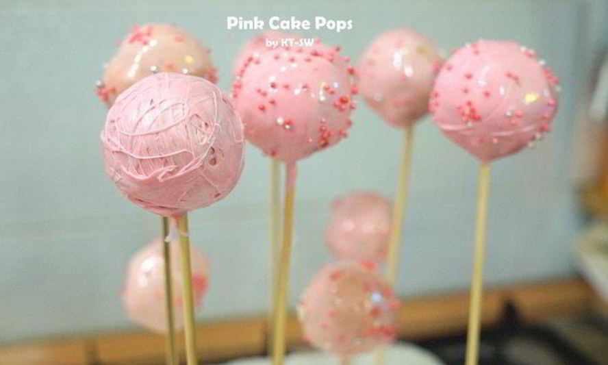 Рецепт пирожных розовых кейк попсы