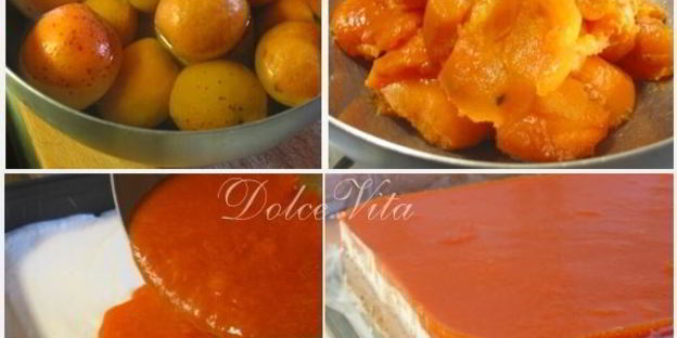 пирожные с абрикосами и йогуртом