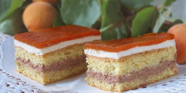 пирожные с абрикосами и йогуртом