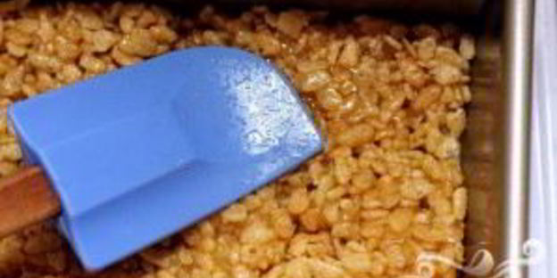 пирожные с арахисовым маслом и воздушным рисом