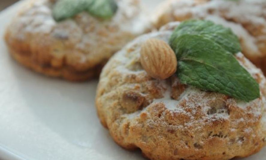Рецепт пирожных с миндалем