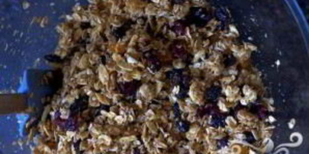 пирожные с овсяными хлопьями и сухофруктами