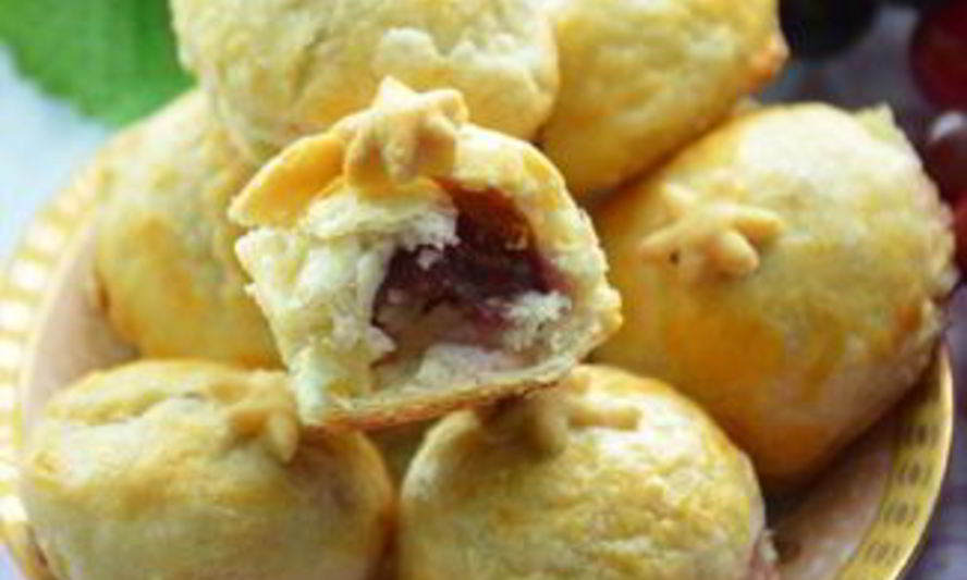 Рецепт пирожных с виноградом