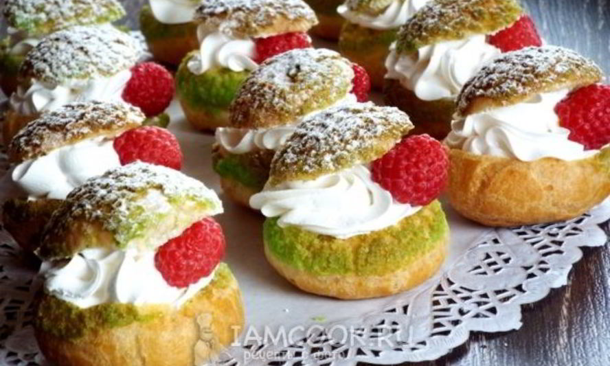 Рецепт пирожных шу