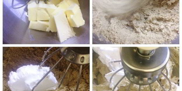 пирожные трубочки с халвой