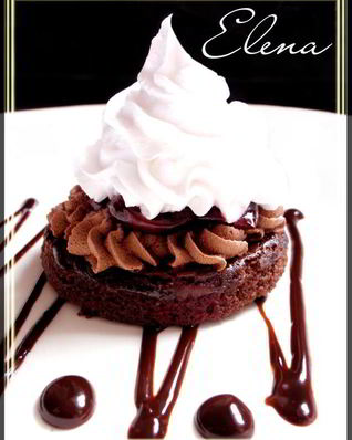 Шоколадное пирожное с вишней Искушение