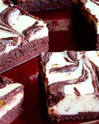 Шоколадный брауни с маскарпоне