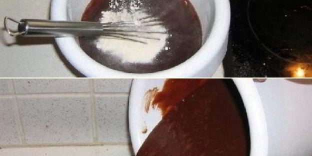 шоколадные пирожные с клубникой в желе