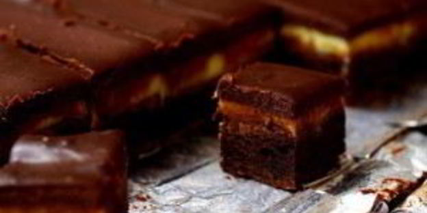 шоколадные пирожные с мятным ликером