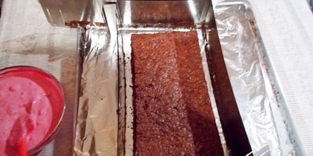 свекольно-шоколадные пирожные