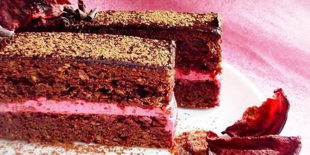 свекольно-шоколадные пирожные