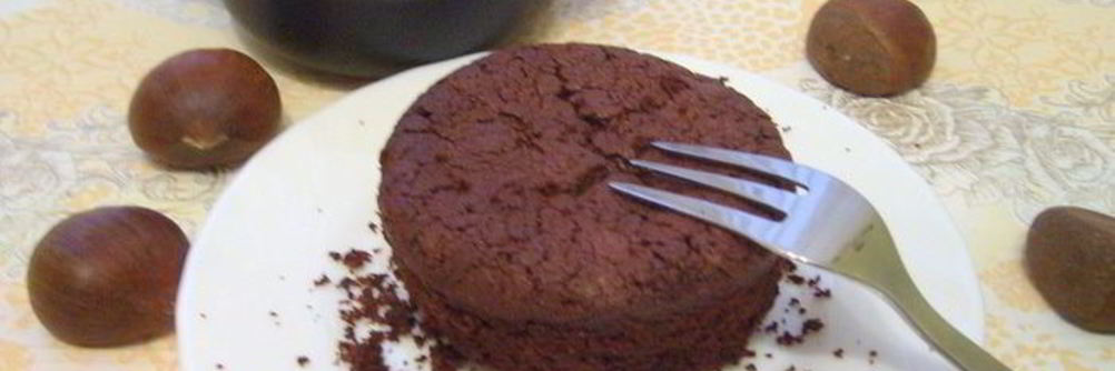 Трюфельные пирожные с каштанами