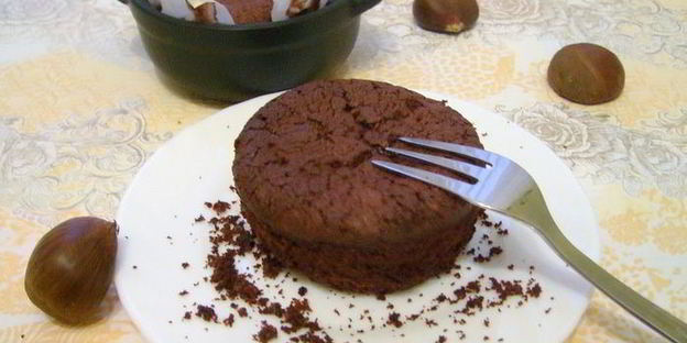 трюфельные пирожные с каштанами