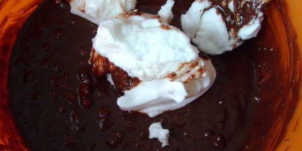 трюфельные пирожные с каштанами