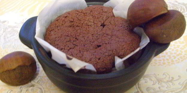 трюфельные пирожные с каштанами