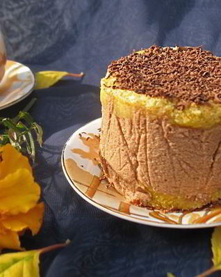 Тыквенно-шоколадные пирожные