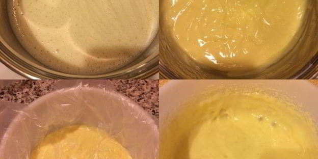 заварные пирожные с кремом и шоколадным соусом