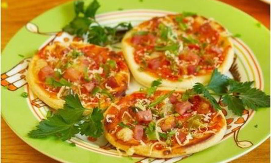 Рецепт быстрой мини-пиццы