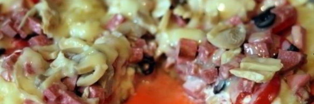 Быстрая пицца на сковороде