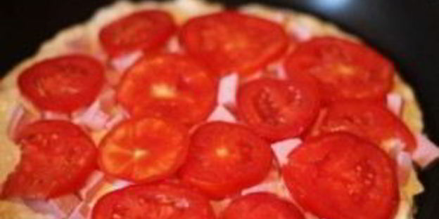 быстрая пицца на сковороде