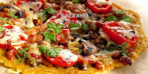 картофельная пицца на сковороде
