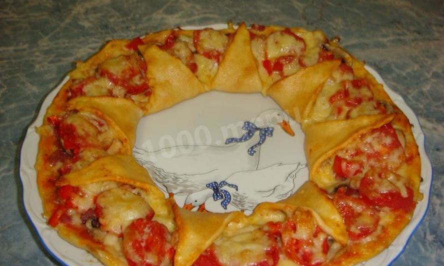 Рецепт королевской пиццы в духовке