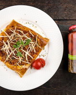 Мини-пиццы на слоеном тесте