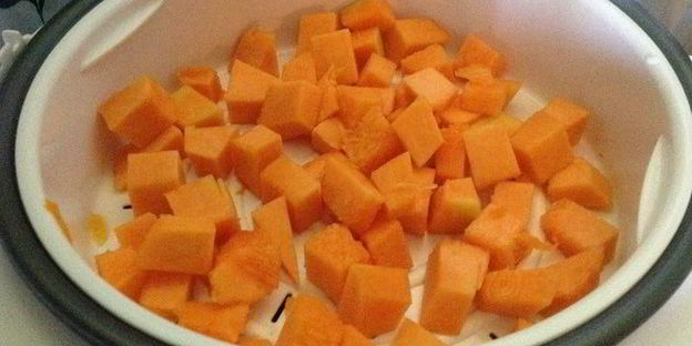 осенняя пицца с тыквой и беконом