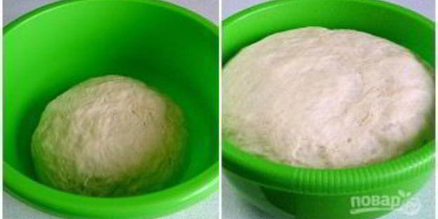 пицца из пирожкового теста в духовке