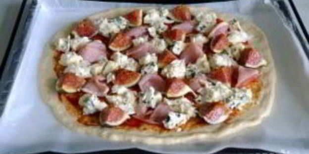 пицца из пирожкового теста в духовке