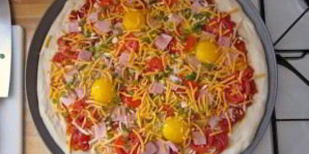 пицца к завтраку