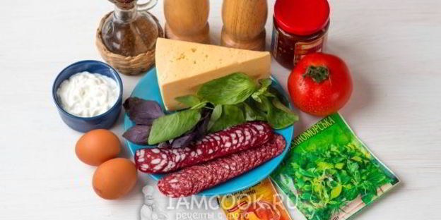 пицца минутка на сковороде