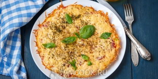 пицца минутка на сковороде