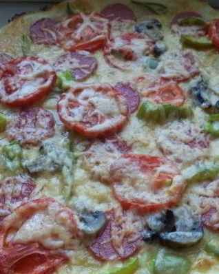 Пицца на дрожжевом тесте