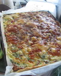 Пицца на кефире