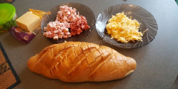 пицца в булке