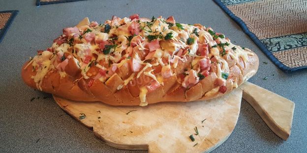 пицца в булке