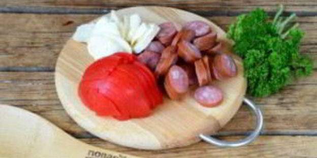 пицца в лаваше на сковороде