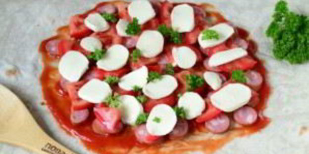 пицца в лаваше на сковороде