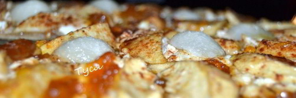 Сладкая пицца