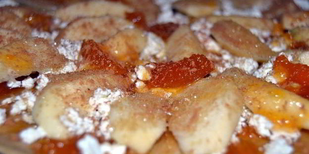 сладкая пицца