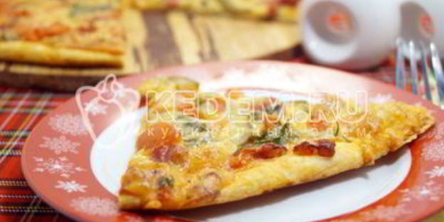 тонкая пицца