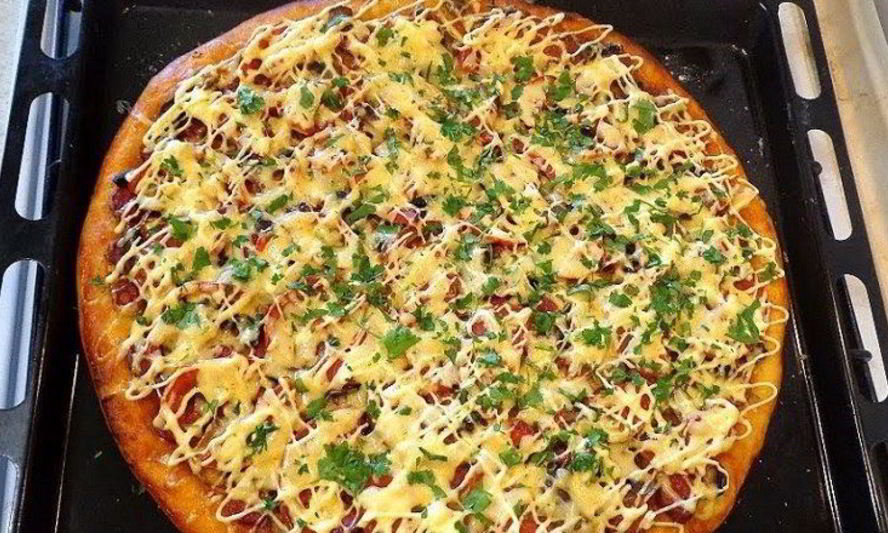 Рецепт творожной пиццы