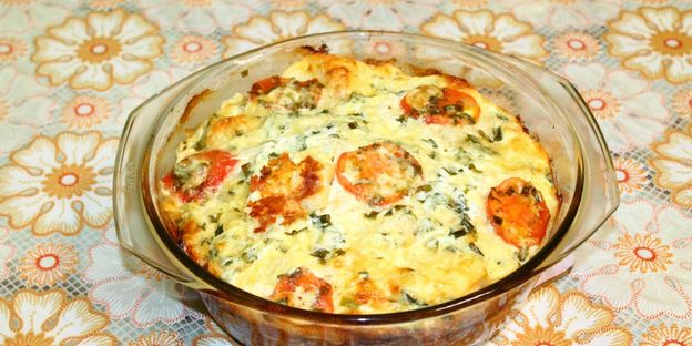 заливная пицца-пирог с лавашом