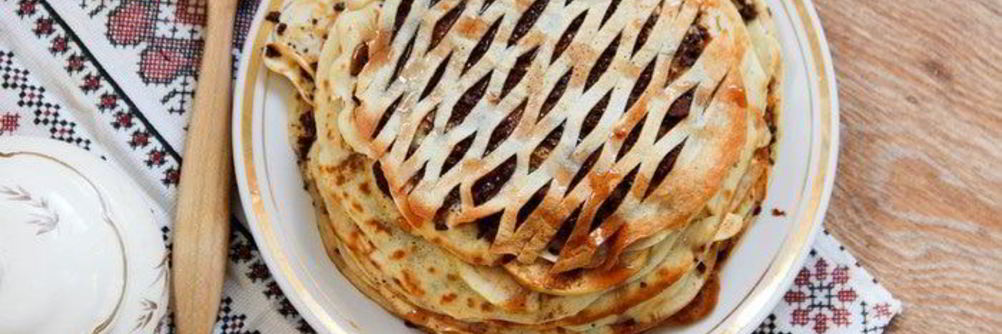 Блинная шарлотка