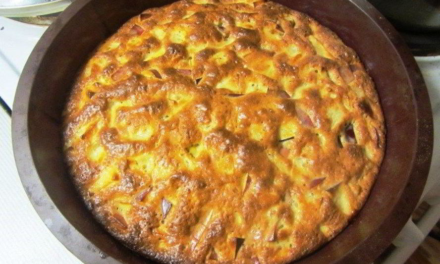 Рецепт быстрой яблочной шарлотки