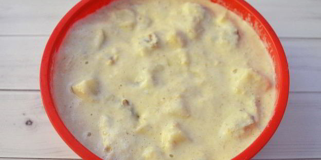 диетическая грушевая шарлотка