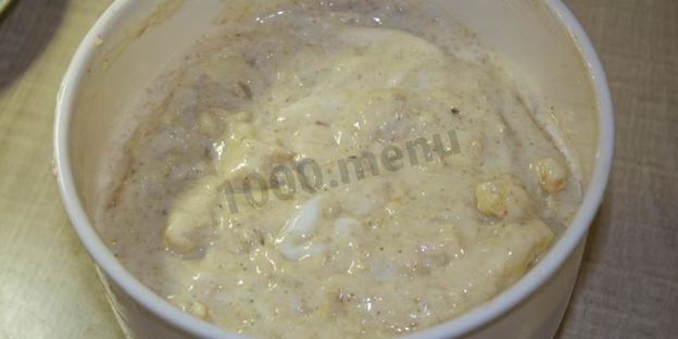 диетическая шарлотка из геркулеса с яблоками